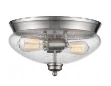 ECOM Only 722F2-BN - 2 Light Flush Mount