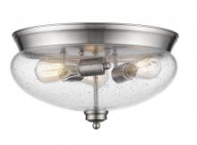 ECOM Only 722F3-BN - 3 Light Flush Mount