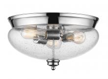 ECOM Only 722F3-CH - 3 Light Flush Mount