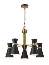 ECOM Only 728-5MB-HBR - 5 Light Chandelier