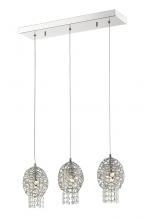 Z-Lite 889CH-3B - 3 Light Linear Chandelier