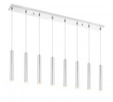 ECOM Only 917MP12-CH-LED-8LCH - 8 Light Linear Chandelier