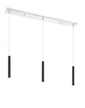 ECOM Only 917MP12-MB-LED-3LCH - 3 Light Linear Chandelier