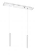 ECOM Only 917MP12-WH-LED-2LCH - 2 Light Linear Chandelier