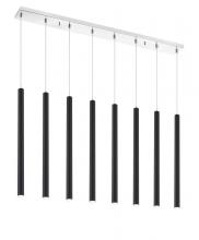 ECOM Only 917MP24-MB-LED-8LCH - 8 Light Linear Chandelier