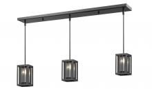 ECOM Only Z6-58MP-C-3BRZ - 3 Light Linear Chandelier