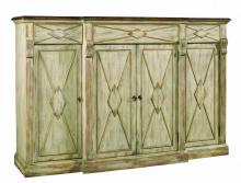 Hooker Furniture 3002-85006 - 4-Door 3-Drawer Credenza - Dune & Drift