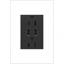 Legrand ARTRUSB153G4 - adorne® Dual-USB Outlet , Graphite