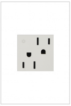 Legrand ARCD152W10 - adorne® 15A Tamper-Resistant Dual-Controlled Outlet, White