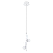 Eglo 203393A - 4x2.2W LED Pendant w/ White & Chrome Finish