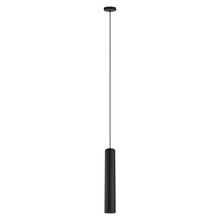 Eglo 62558A - 1x40W Single Tube Pendant With Matte Black Finish