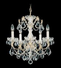 Schonbek 1870 1704-211 - Century 5 Light 120V Chandelier in Aurelia with Heritage Handcut Crystal