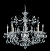 Schonbek 1870 1707-211 - Century 8 Light 120V Chandelier in Aurelia with Heritage Handcut Crystal