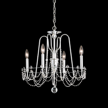 Schonbek 1870 AR1004N-06O - Esmery 4 Light 120V Chandelier in White with Optic Crystal