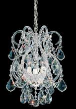 Schonbek 1870 6809-211H - Olde World 4 Light 120V Mini Pendant in Aurelia with Heritage Handcut Crystal