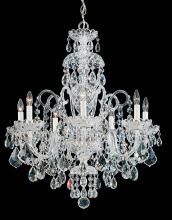 Schonbek 1870 6811-211H - Olde World 7 Light 120V Chandelier in Aurelia with Heritage Handcut Crystal