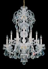 Schonbek 1870 6813-211H - Olde World 12 Light 120V Chandelier in Aurelia with Heritage Handcut Crystal