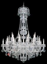 Schonbek 1870 6861-211H - Olde World 45 Light 120V Chandelier in Aurelia with Heritage Handcut Crystal