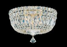 Schonbek 1870 5892-211O - Petit Crystal Deluxe 5 Light 120V Semi-Flush Mount in Aurelia with Optic Crystal