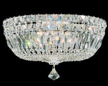 Schonbek 1870 5893-211O - Petit Crystal Deluxe 5 Light 120V Semi-Flush Mount in Aurelia with Optic Crystal