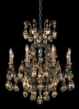 Schonbek 1870 3771-22S - Renaissance 9 Light 120V Chandelier in Heirloom Gold with Crystals from Swarovski®