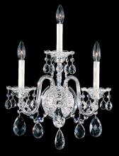 Schonbek 1870 2992-211H - Sterling 3 Light 120V Wall Sconce in Aurelia with Heritage Handcut Crystal