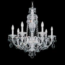 Schonbek 1870 2995-211S - Sterling 7 Light 110V Chandelier in Rich Auerelia Gold with Clear Crystals From Swarovski®