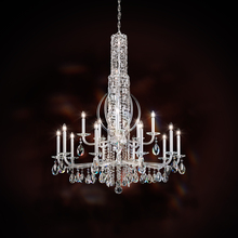 Schonbek 1870 RS8415N-06H - Siena 17 Light 120V Chandelier in White with Heritage Handcut Crystal