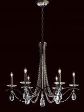 Schonbek 1870 VA8336N-76H - Vesca 6 Light 120V Chandelier in Heirloom Bronze with Clear Heritage Handcut Crystal