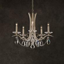 Schonbek 1870 VA8355N-51H - Vesca 5 Light 120V Chandelier in Black with Heritage Handcut Crystal