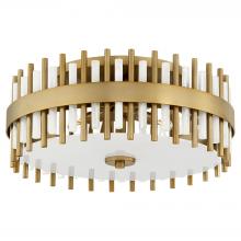 Cyan Designs 11945 - Cassio 4 Light Flush Mount | Aged Brass