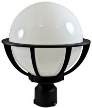 Dabmar GM260-LED6-B - CAST ALUM 10" GLOBE POST TOP FIX LED 6W 85-265V