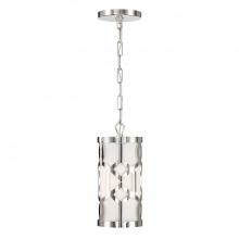 Crystorama 2260-PN - Libby Langdon Jennings 1 Light Polished Nickel Mini Pendant