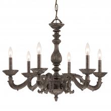 Crystorama 5126-VB - Paris Market 6 Light Venetian Bronze Chandelier