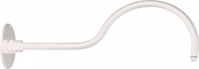 RAB Lighting GOOSE1W - DECORATIVE GOOSENECK STYLE1 24 INCHES FROM WALL 1/2 INCH NPS THREADS WHITE