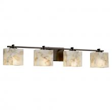 Justice Design Group ALR-8444-55-DBRZ - Era 4-Light Bath Bar