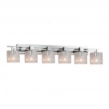 Justice Design Group FSN-8706-30-SEED-CROM - Aero 6-Light Bath Bar