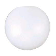 Satco Products Inc. 50/230 - White Neckless Poly Globe Shade; 14 inch Diameter; 5-1/4 inch Opening