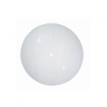 Satco Products Inc. 50/308 - Deep Diffuser Shade; 17 inch Diameter; 2-1/2 inch Depth; Regular Bend Glass; White; Sunburst Pattern