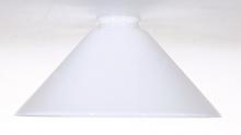 Satco Products Inc. 50/664 - Opal Glass Cased Shade; Diameter 10 inch; Fitter 2-1/4 inch; Height 5 inch; White