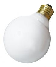 Satco Products Inc. A4142 - 60 Watt G25 Incandescent; Gloss White; 3000 Average rated hours; 600 Lumens; Medium base; 130 Volt;