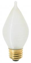 Satco Products Inc. S2713 - 25 Watt C15 Incandescent; Spun White; 4000 Average rated hours; 160 Lumens; Medium base; 120 Volt;