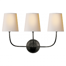 Visual Comfort & Co. Signature Collection TOB 2009BZ-NP - Vendome Triple Sconce