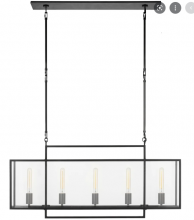 Visual Comfort & Co. Signature Collection S 5194AI-CG - Halle Medium Linear Lantern