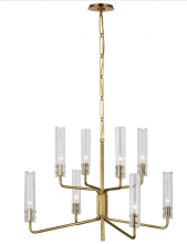 Visual Comfort & Co. Signature Collection ARN 5483HAB-CG - Casoria Medium Two-Tier Chandelier