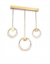 Bethel International BU09C47G - LED Chandelier Gold