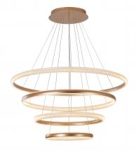 Bethel International FIT19C39G - LED Chandelier Gold