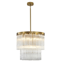 Bethel International MU58C24BR - Chandelier Satin Brass