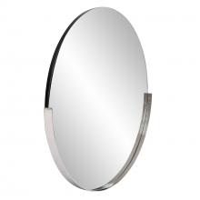 Howard Elliott 48121 - Dante Round Silver Mirror