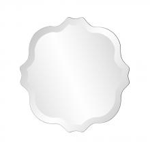 Howard Elliott 36012 - Scalloped Frameless Mirror